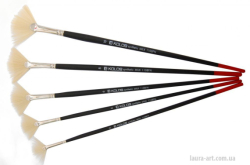 Фото - Пензель Синтетика віялова, Milk 1108FN, № 6, к.р. KOLOS/ArtMaster (4/12) 15999