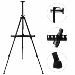 Фото - Мольберт-тринога ал.,чорна (110х85х157см), з сумкою, висота полотна 80,5см.,(15182) D.K.ART & CRAFT 54391 Фото - Мольберт-тринога ал.,чорна (110х85х157см), з сумкою, висота полотна 80,5см.,(15182) D.K.ART & CRAFT 54391