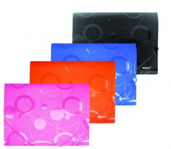 Фото - Папка на гумці А4 SСHOLZ 550мкм ROMANTIC 5607 рожева 20714