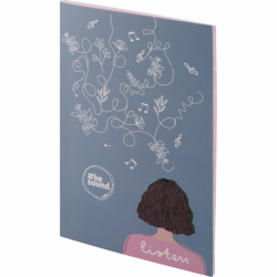 Фото - Блокнот, термобіндер А5, 64арк. BeSound-5 43788 Фото - Блокнот, термобіндер А5, 64арк. BeSound-5 43788