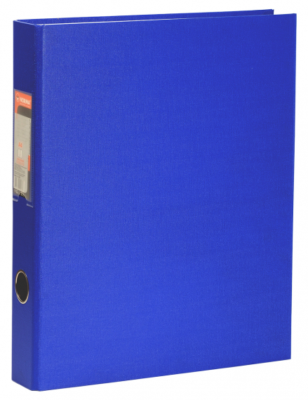 Фото - Папка з кільцями, А4, 5см, 4НК, PVC картон. син., 5306, NORMA 43730 Фото - Папка з кільцями, А4, 5см, 4НК, PVC картон. син., 5306, NORMA 43730
