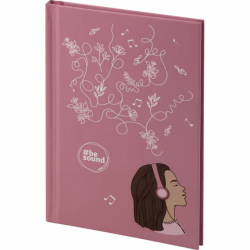 Фото - Книга записна тверда обкл. А6, 80арк. кл BeSound-6 44238 Фото - Книга записна тверда обкл. А6, 80арк. кл BeSound-6 44238