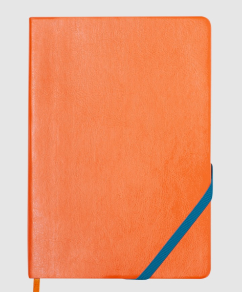 Фото - Скетчбук LOLLIPOP А5, 96 арк, чистий, обкладинка штучна шкіра, помаранчевий 55579 Фото - Скетчбук LOLLIPOP А5, 96 арк, чистий, обкладинка штучна шкіра, помаранчевий 55579