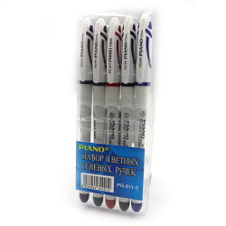 Фото - Набір гелевих ручок 'Piano'0,5мм, 4кол., 4шт.,PG-811-4 55095
