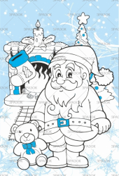 Фото - Книжка'Розмальовка подарунок від Діда Мороза', Мікс, 24 стор. 49933 Фото - Книжка'Розмальовка подарунок від Діда Мороза', Мікс, 24 стор. 49933