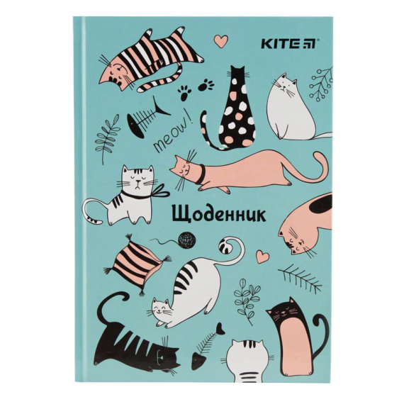 Фото - Щоденник шкільний, тверда обкл, Funny Cats 46471