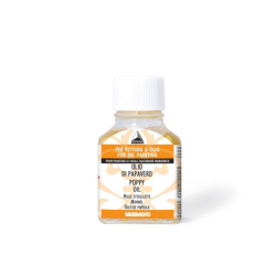 Фото - 656 Олія макова 75 мл допоміжні матеріали для олійного живопису Maimeri Італія 51868