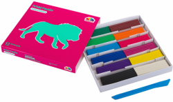 Набір пластиліну дитячого з 12 кольорів, серія "Захоплення", ТМ "ГАММА'UA"