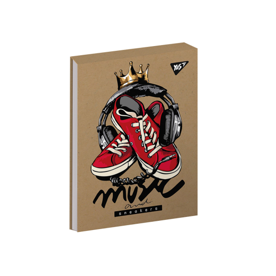 Фото - Блокнот А6/80 кл клей, білила YES Urban крафт 62881