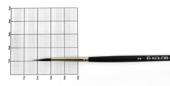 Фото - Білка кругла, Classic 3049R, № 2, к.р. пензель KOLOS 59612 Фото - Білка кругла, Classic 3049R, № 2, к.р. пензель KOLOS 59612