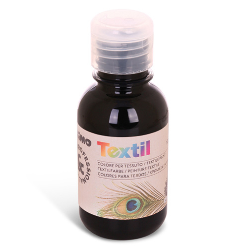 Фото - Акрилова фарба для текстилю 125 мл 800 чорний Primo Італія 52512 Фото - Акрилова фарба для текстилю 125 мл 800 чорний Primo Італія 52512