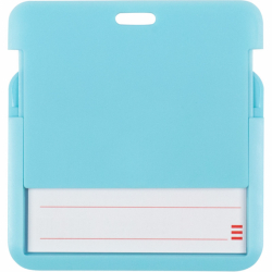 Бейдж-слайдер горизонт., блакитний, 4500H (85*54мм)