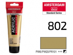Фарба акрилова AMSTERDAM, (802) Золотий світлий, 20 мл, Royal Talens