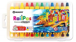 Фото - MUNGYO ПАСТЕЛЬ МАСЛЯНА МЯКА ВИСУВНА MRCO-12 КОМПЛЕКТ 12 ШТ. 50529