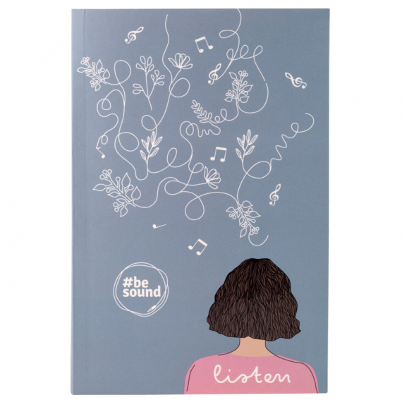 Фото - Блокнот, термобіндер А5, 64арк. BeSound-5 43788 Фото - Блокнот, термобіндер А5, 64арк. BeSound-5 43788