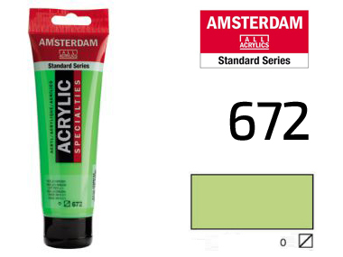 Фото - Фарба акрилова AMSTERDAM, (672) Дзеркальний зелений, 20 мл, Royal Talens 50841