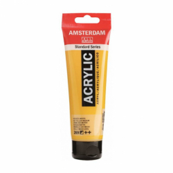 Фото - Фарба акрилова AMSTERDAM, (269) AZO Жовтий середній, 120 мл, Royal Talens 48563