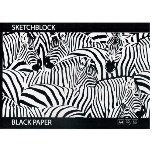 Фото - Альбом-планшет чорний папір, клеєний 30 арк., 120 г/м A5, BL5930 50275 Фото - Альбом-планшет чорний папір, клеєний 30 арк., 120 г/м A5, BL5930 50275