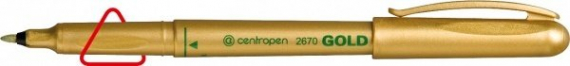 Фото - Маркер Gold 2670 1 мм. золотий 9502 Фото - Маркер Gold 2670 1 мм. золотий 9502