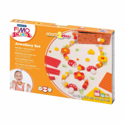 Фото - Набір для створення прикрас Fimo kids, 'Квіти', 4 кол.*42 г, Fimo 37645