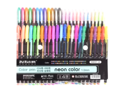 Фото - Набір ручок гелевих неонових 48кольорів 63194