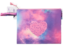 Папка А4 &quot;ВСЕСВІТ&quot;, 33х26х1см, структ.шт.шкіра, мультиколор