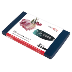 Набір акварельних фарб BOTANICAL, 24*2,5мл, кювета, картон, ROSA Gallery