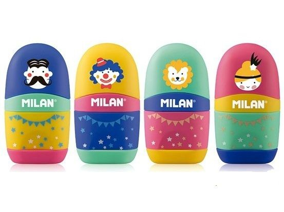 Фото - Гумка + чинка Capsule ANIMAL CIRCUS, дісплей 8320 Фото - Гумка + чинка Capsule ANIMAL CIRCUS, дісплей 8320