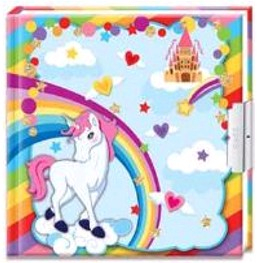 Фото - Блокнот дитячий на замочку 135x135mm, 70g, 56 л, єдиноріг 36301 Фото - Блокнот дитячий на замочку 135x135mm, 70g, 56 л, єдиноріг 36301