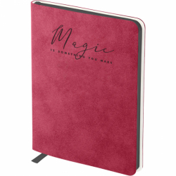 Фото - Книга записна Nuba Soft, 115*160, 96 арк., кл., червона 49787