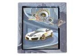 Фото - Блокнот А6 з гліттером  у тонкій коробці, серія STREET RACING 45828