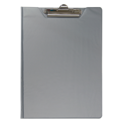 Клипборд-папка А4, PVC, сірий