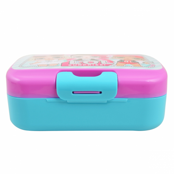 Фото - Контейнер для еды YES 'LOL Sweety', 450мл, с ложкой и вилкой 47092 Фото - Контейнер для еды YES 'LOL Sweety', 450мл, с ложкой и вилкой 47092