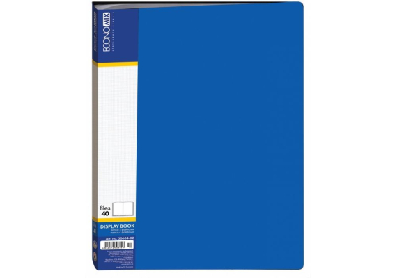 Фото - Папка з файлами, А4, 60ф, PP 800мкн, син., 06504, SOZ 41003 Фото - Папка з файлами, А4, 60ф, PP 800мкн, син., 06504, SOZ 41003