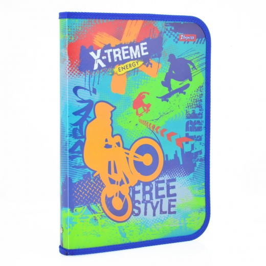 Фото - Папка для труда пласт. на молнии с внутр. карманом А4 'X-Treme' 41081 Фото - Папка для труда пласт. на молнии с внутр. карманом А4 'X-Treme' 41081