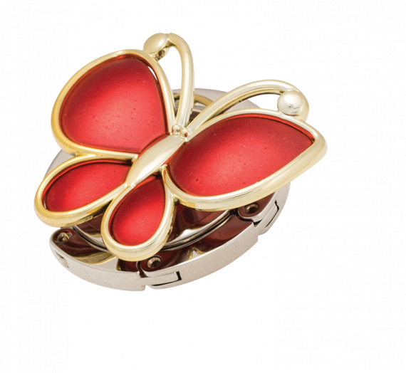 Фото - Набір подарунковий 'Papillon': ручка кулькова + гачок д/ сумки, червоний LANGRES 30877 Фото - Набір подарунковий 'Papillon': ручка кулькова + гачок д/ сумки, червоний LANGRES 30877