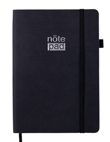 Фото - Блокнот діловий RESPECT А5, 96 арк., клітинка, обкл. штучна шкіра, чорний 61613 Фото - Блокнот діловий RESPECT А5, 96 арк., клітинка, обкл. штучна шкіра, чорний 61613