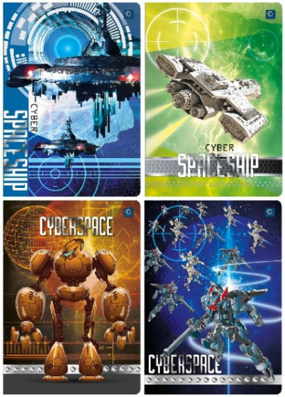 Фото - Зошит шкільний, А5, 12 # SPACE (уп.20) 33491