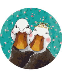 Картина за номерами Весняна любов © ANNART (Розмір L),40 см