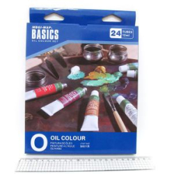 Краски масляные &quot;Basics&quot; 24цв*12мл,(уп.6шт)  EO2412C