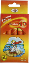 Крейда воскова &quot;Мультфільми&quot;, 11 мм., 10 кол.