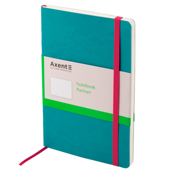 Фото - Книга записна Partner Flex, 125*195, 96 арк., крап., бірюза 49795 Фото - Книга записна Partner Flex, 125*195, 96 арк., крап., бірюза 49795