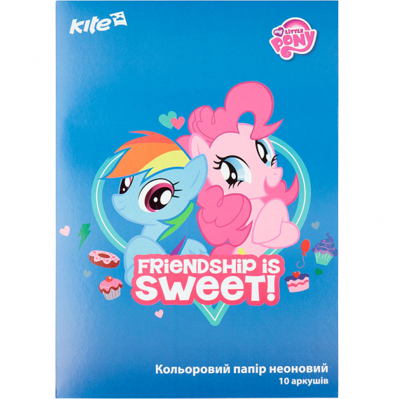 Фото - Папір кольор. неон. (10арк/5кол), A4 LP 2244 Фото - Папір кольор. неон. (10арк/5кол), A4 LP 2244