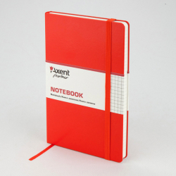 Книга записна Partner Pro, 130*210, 112арк, кл, червона
