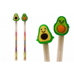 Фото - Ручка гелева райдужна 0,5мм, Авокадо 12шт./уп. 63727