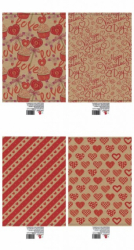 Фото - Пакет паперовий 18х23х10 см диз КРЕ2481 КРЕ2482 КРЕ2484 КРЕ2487 крафт 50820