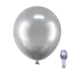 Кульки хром 12&quot; 2,8 грама 10 шт Срібні 12пач/в уп