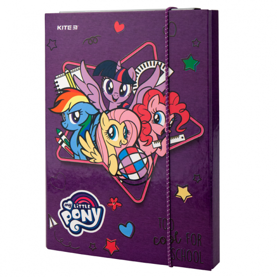 Фото - Папка для зошитів В5 на гумці картон. LP 43798