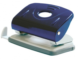 Дiркопробивач метал., 8см, 20арк. з лiн., син., 4345, Norma