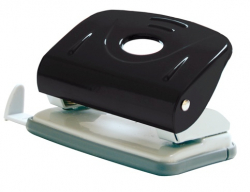 Дiркопробивач метал., 8см, 20арк. з лiн., чорн., 4345, Norma